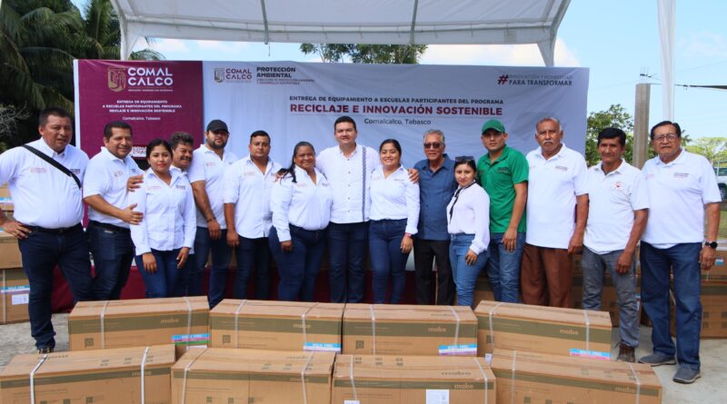 Comalcalco está sembrando conciencia para un futuro sostenible: Ovidio Peralta*