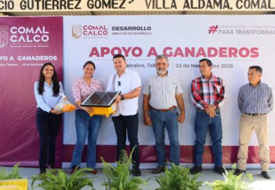 Impulsa Ovidio Peralta la transformación del sector agropecuario de Comalcalco