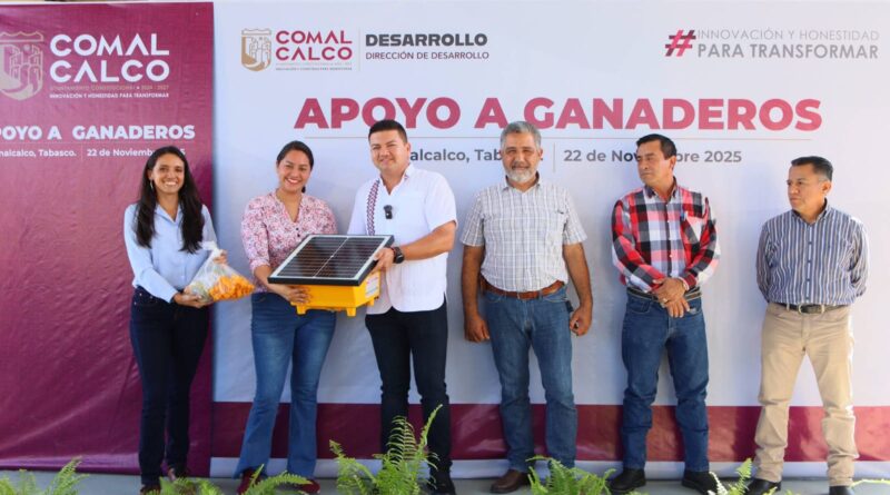 Impulsa Ovidio Peralta la transformación del sector agropecuario de Comalcalco