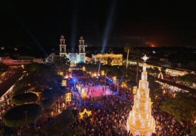 Vive Comalcalco noche mágica y familiar en el inicio de la temporada navideña