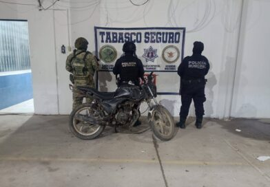 Recuperan fuerzas del orden moto robada en operativo de vigilancia por villa Carlos Greene