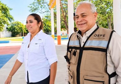 Alcaldesa recorre obras acompañado del titular del OSFE para validar ejecución de recursos 