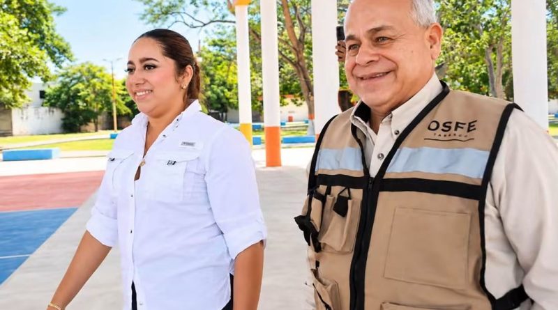 Alcaldesa recorre obras acompañado del titular del OSFE para validar ejecución de recursos 